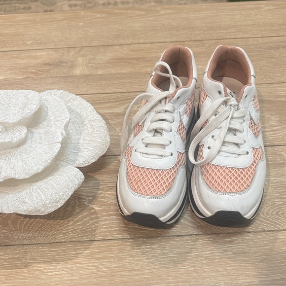 Voile Blanche Shoes - Voile Blanche White and Pink Sneakers